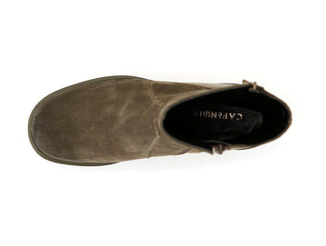 CafèNoir Winter Ankle Boots High Wedge Suede Leather Upper