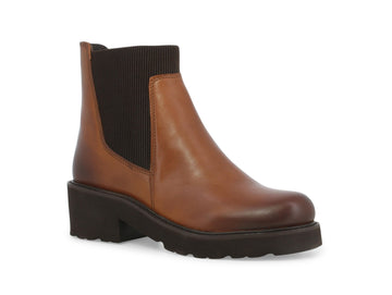 Melluso Ankle Boots Zipper Medium Heel Leather Upper