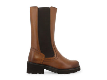 Melluso Stivali Donna Invernali Pelle con Cerniera Lampo Marrone 034325W-247153