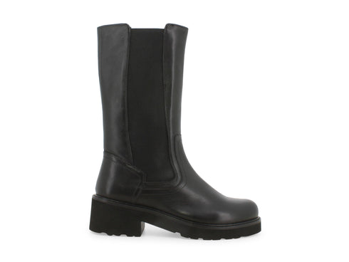 Melluso Stivale Donna Invernale con Cerniera Lampo Tomaia Pelle Nera 034325W-247154