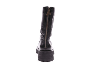 Felmini Boots Back Zipper Leather Upper
