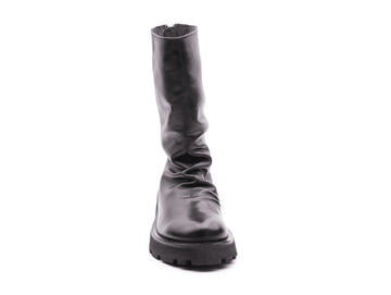 Felmini Boots Back Zipper Leather Upper