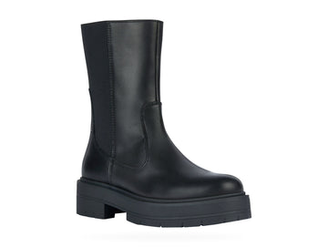 Geox Women's Spherica Winter Boots Platform Leather Upper