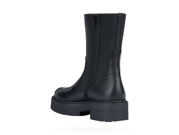 Geox Women's Spherica Winter Boots Platform Leather Upper