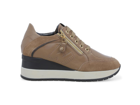 Melluso Sneakers Donna Perfette per Ogni Giorno Tomaia Camoscio Beige R25549W-243995