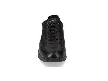Valleverde Men's Casual Shoes in Black Nappa