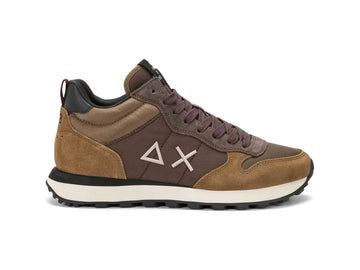 SUN68 Sneakers Uomo Tom 2.0 Mid Marrone Autunno Inverno 46118