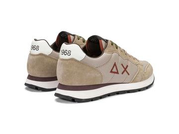 SUN68 Men's Tom Solid Shoes Dark Beige