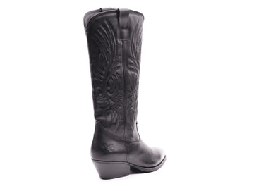Felmini Western Boots Embroidery Leather Upper