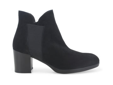 Melluso Tronchetti Invernali Eleganti in Camoscio Nero Z247D-229487