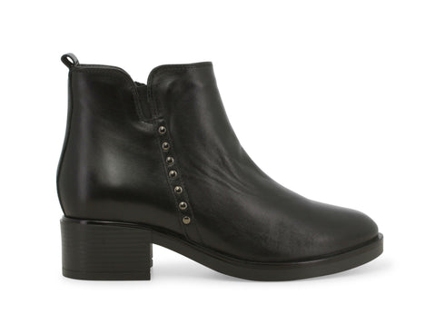 Melluso Donna Tronchetti Comodi Invernali Tomaia Pelle Nera K91851W-238795