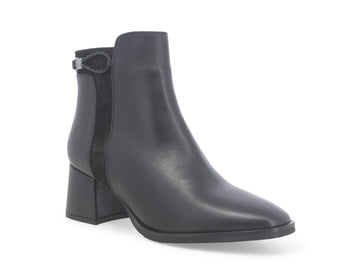 Melluso Elegant Ankle Boots Made in Italy Medium Heel Leather Upper