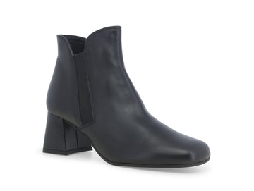 Melluso Ankle Boot Made in Italy Elastic + Zip Leather Upper