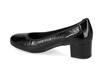 Valleverde Women's Pumps in Black Patent Leather