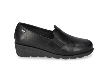 Valleverde Mocassino Donna Comodo in Pelle con Zeppa VS10300