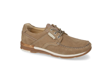 Valleverde Scarpa Comfort Uomo Stringata in Nabuk Tortora