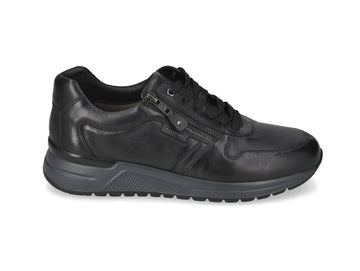 Valleverde Scarpa Uomo Comoda in Morbida Nappa Nera VY954W