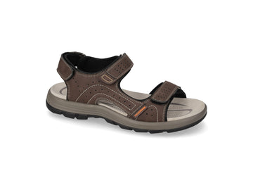 Valleverde Men's Sport Sandals in Dark Brown Technical Material