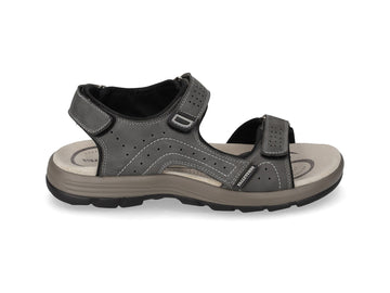 Valleverde Sandali Sportivi Uomo in Materiale Tecnico Grigio 54803