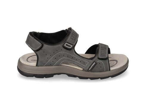 Valleverde Sandali Sportivi Uomo in Materiale Tecnico Grigio 54803