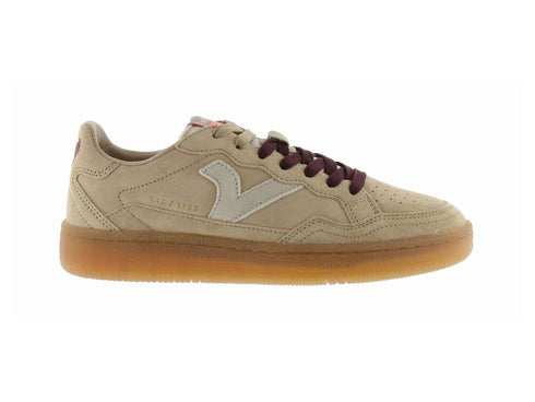 Victoria Smash Sneaker Donna in Pelle Scamosciata Beige 806111