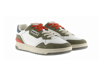 Sneaker Victoria Uomo C80 Urban Bianco e Verde Militare