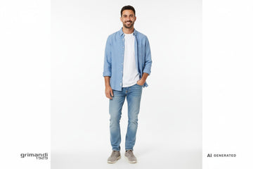 Outfit Raffinato Taupe - AI-Generated Model