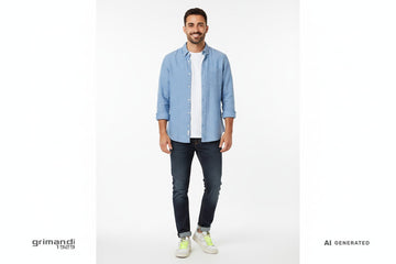 Outfit Casual Neon - AI-Generated Model