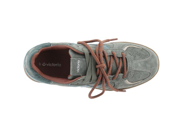 Victoria Women's Sneakers Londres in Sage and Petrol