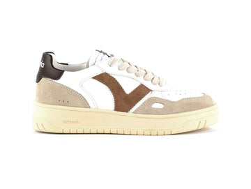 Victoria Sneakers Uomo Seul Bianco e Marrone 257101