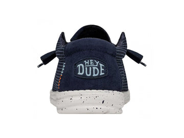 Hey Dude Men's Shoes Wally Sport Mesh Summer Navy