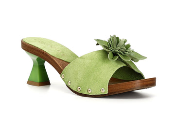 CafèNoir Summer slippers heeled Suede upper