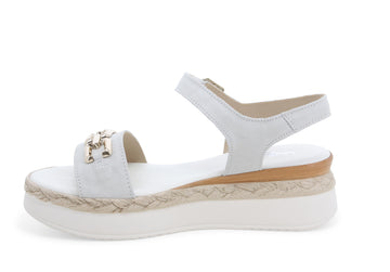 Melluso Donna Sandali Pelle 019192-223131 Bianco