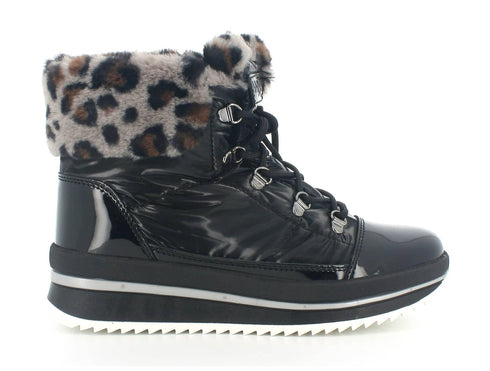 Melluso Donna Stivaletti Doposci Tessuto Impermeabile 019506A-209075 Nero