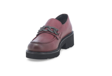 Melluso Donna Mocassini Pelle 034321-230671 Bordeaux