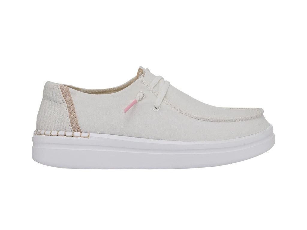 Hey Dude Donna Wendy Elasticizzato Rosa Chiaro – Taglia US 5 / EU 36 – Nuove Con Scatola