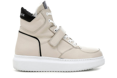 CafèNoir Donna Sneaker tronchetto in pelle C1DE1311 Panna