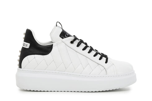CafèNoir Donna Sneakers in pelle trapuntata C1DE1480 Bianco