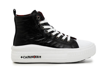 CafèNoir Donna Sneakers allacciata in similpelle C1DM9250 Nero