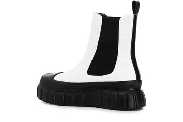 CafèNoir Donna Tronchetto con  elastici in tessuto laminato trapuntato C1DM9420W001 Bianco
