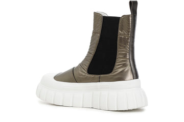 CafèNoir Donna Tronchetto con  elastici in tessuto laminato trapuntato C1DM9420X002 Antracite
