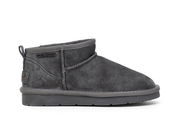 CafèNoir Donna Tronchetto alla caviglia in pelle scamosciata C1DR6030 Grigio
