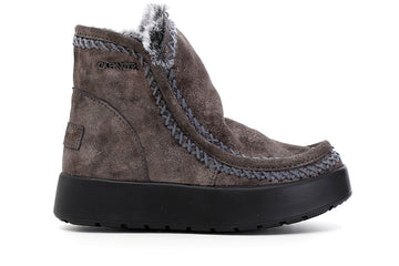 CafèNoir Donna Tronchetto in pelle scamosciata glitterata C1DZ6020 Peltro