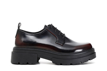 CafèNoir Donna Derby in similpelle spazzolata C1EC9350 Bordeaux