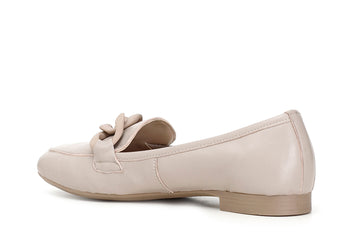 CafèNoir Donna Mocassini in pelle con catena C1EG1000 Taupe