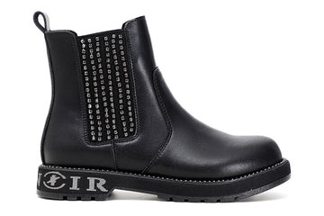 CafèNoir Donna Beatles in similpelle con borchie sul guardolo C1FA9160 Nero