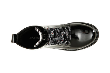 CafèNoir Donna Tronchetto in similpelle naplak con borchie sul guardolo C1FA9400 All black