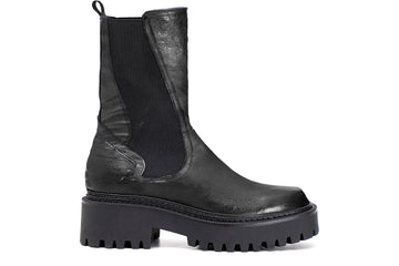 CafèNoir Donna Tronchetto con elastico in pelle C1FC1330 Nero