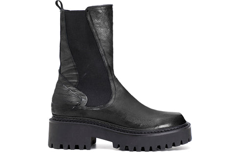 CafèNoir Donna Tronchetto con elastico in pelle C1FC1330 Nero