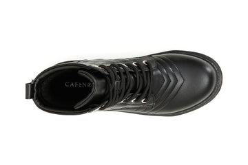 CafèNoir Donna Tronchetto in similpelle con cuciture imbottite C1FF9140 Nero